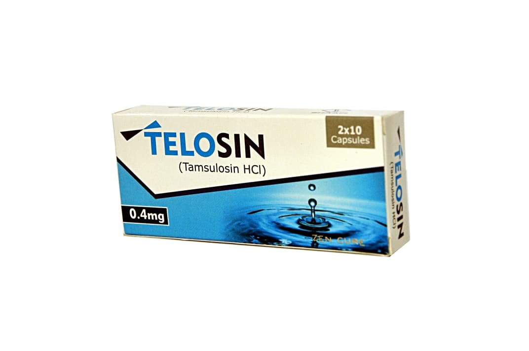 Telosin tamsulosin HCl 0.4mg capsules, 2x10 capsules