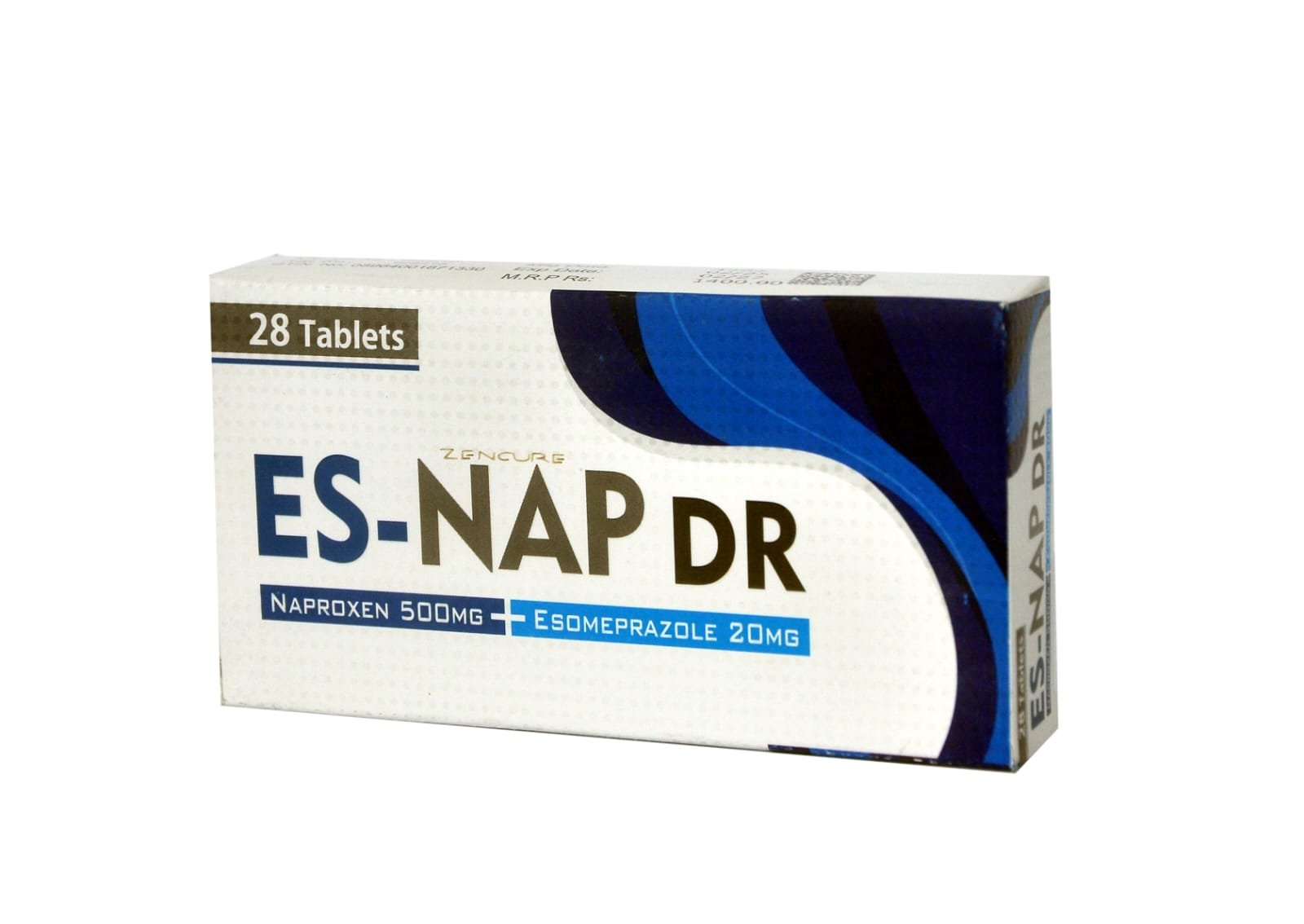 ES-NAP DR naproxen 500mg and esomeprazole 20mg delayed release tablets, 28 tablets